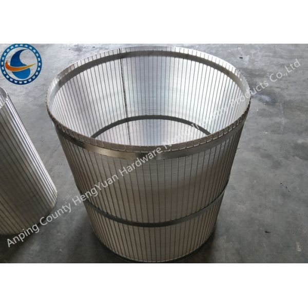 Acero reverso de Rod Rotary Screen Drum Stainless de la ayuda con el hierro de Falt