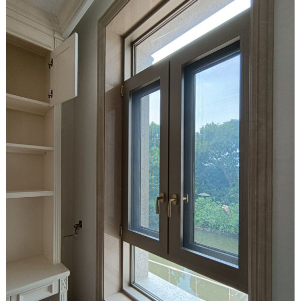 Energy Efficient Aluminum Swing Window with Low-E Glass and 10 Year Warranty