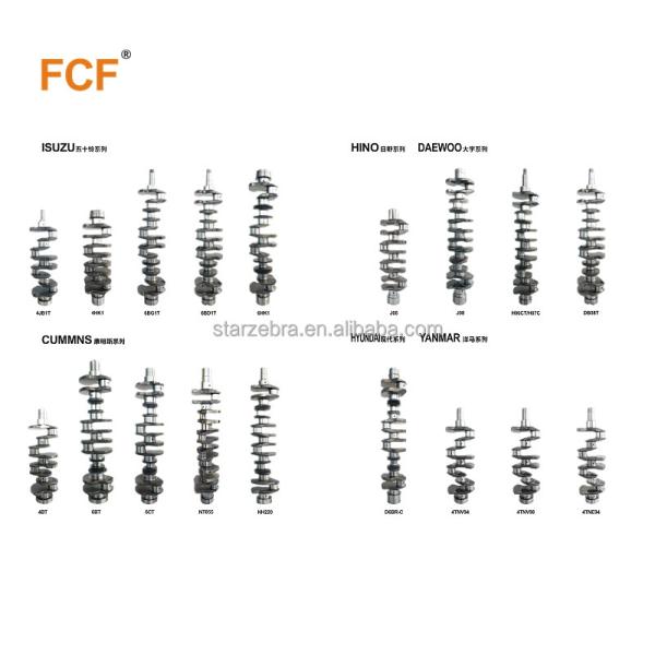 C7.1 EFI Forged Steel Crankshaft Weight 62KG Suitable for Caterpillar Diesel Engine 376-4074 FCF DCT