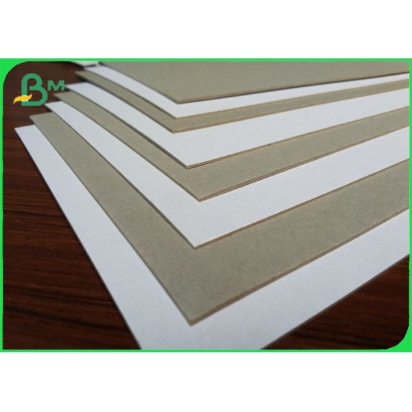 100% White Coated Recycled Board CCNB Board 1 - 3mm Thick Sheet