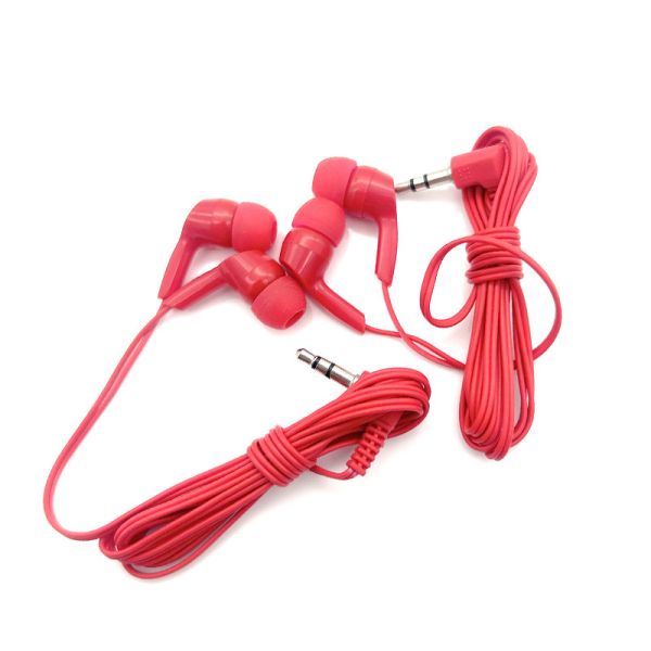 Comfortable Convenient Disposable Earphones Model HE-005 PVC ABS Airplane Headphone with Private Mold and Durable Design