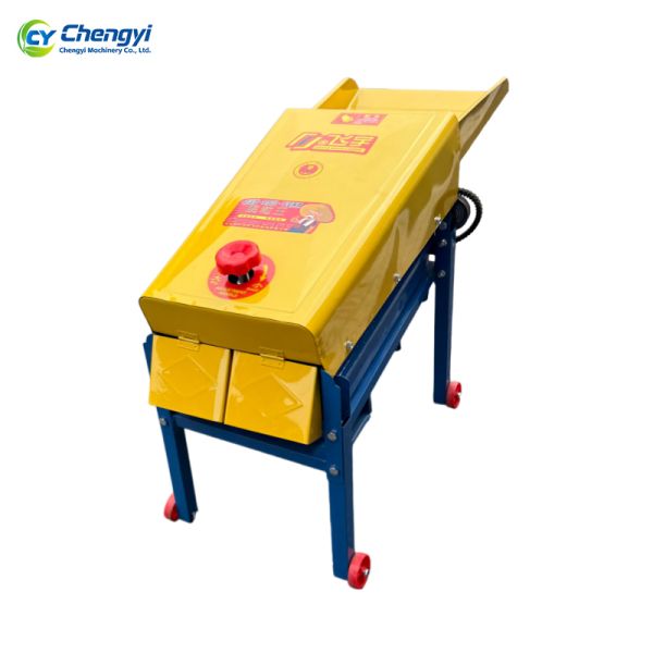 Steel Double Roller Corn Sheller Machine Reliable Corn Peeling Machinery