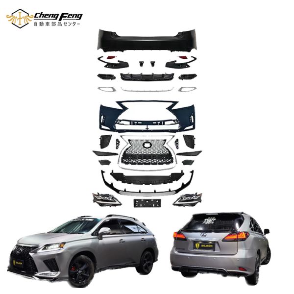 Car Accessories Upgrade 2020 Style Body Kit Bodykit with Bumper Grille Headlight for Lexus RX270 RX300 RX350 2009-2015