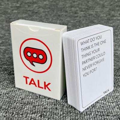 Custom Talk Flirt Dare Jogo Romântico e Aventureiro Impressão de Cartões para Casais no Reino Unido