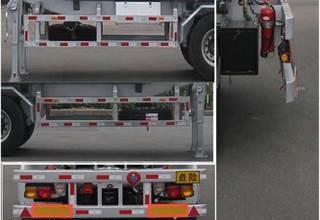 marca usada 45000L de los remolques LINGYU del petrolero del acero inoxidable para el transporte del aceite