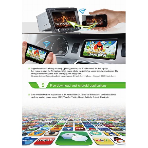 Ouchuangbo Car Radio Video Player Android 4.4.4 for Volkswagen Polo /Candy /Scirocco GPS Navigation iPod OCB-004D