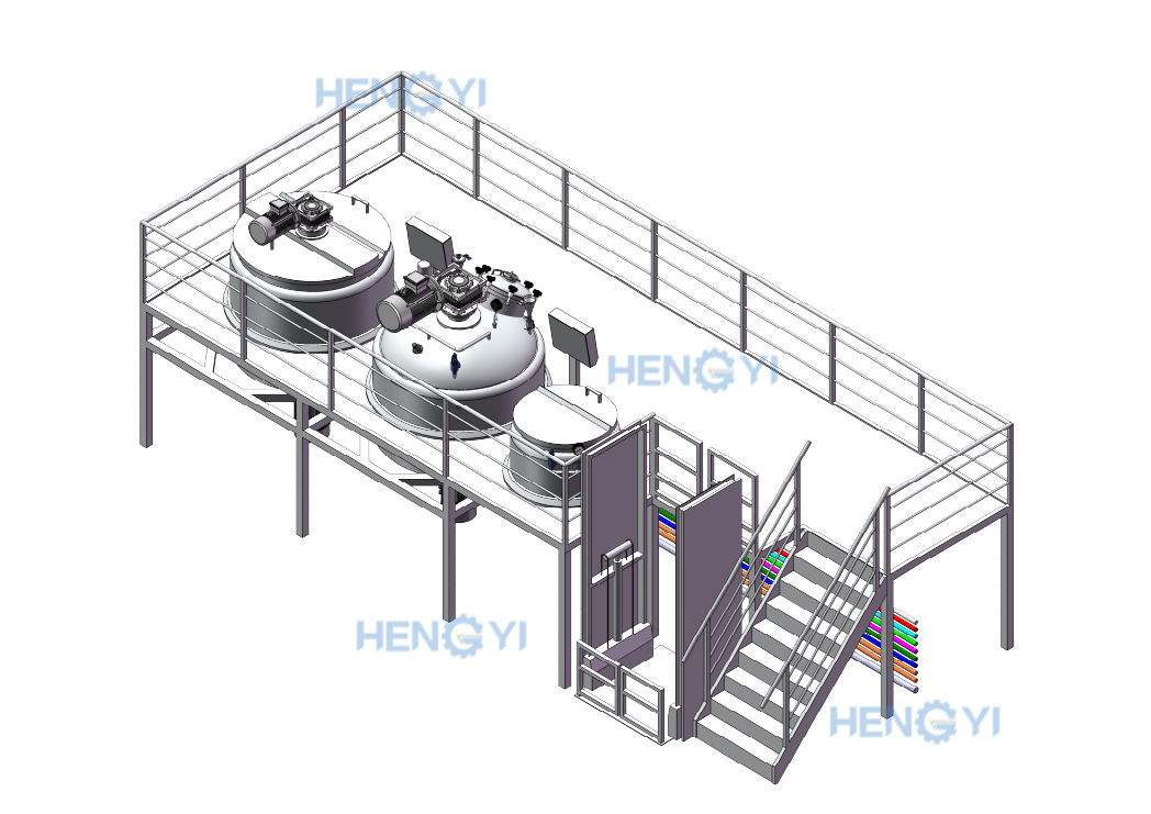 High-Capacity Pharmaceutical-Grade Liquid Soap & Shampoo Production Line