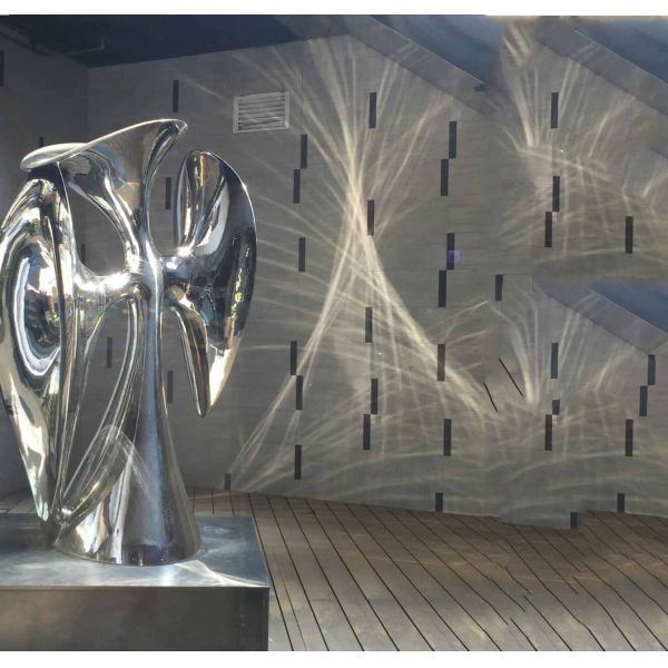 Mirror Stainless Steel Sculpture , Stainless Steel Abstract Sculpture