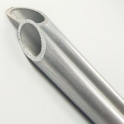 3003 Tubo de alumínio com ranhuras Tubo de alumínio com fio interno Tubo de alumínio com diâmetro exterior de 10 mm
