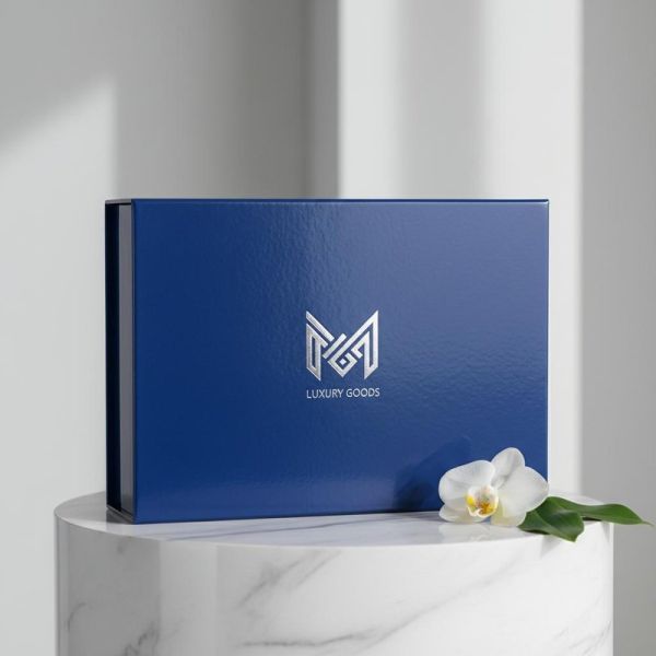 Paper Material Rigid Packaging Box Featuring Glossy Surfacefinish and Acceptable Customers Logo Ideal for Luxury Product Packaging