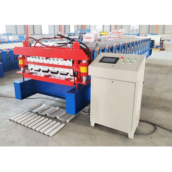 Speed 8-12 M/Min Double Layer Roll Forming Machine Roller Material 45# Steel