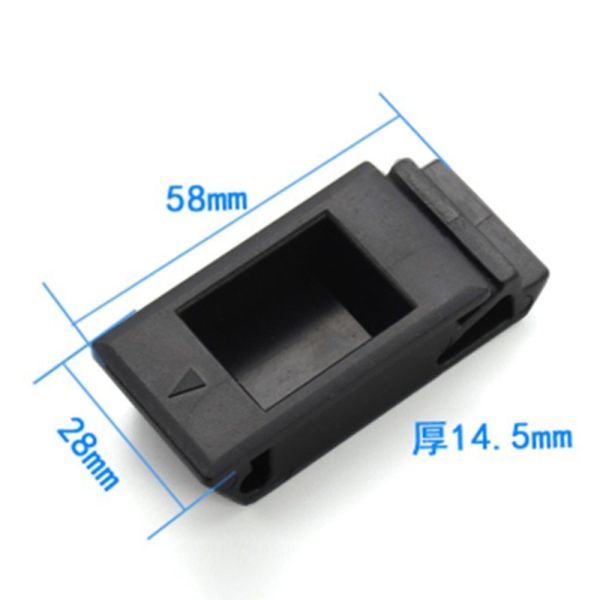 Black Hasp Lock Latch Metal Buckle With Lock