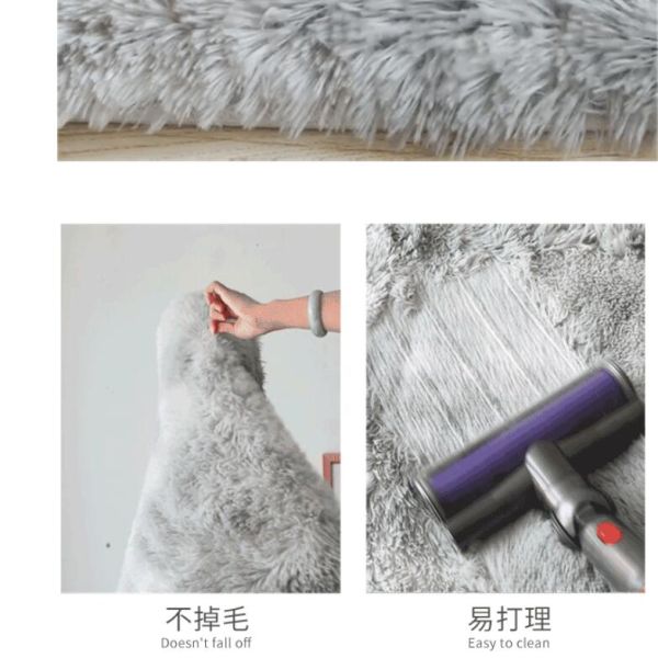 80*160cm Machine Washable Plush Blanket for Northern European Bedroom Floor