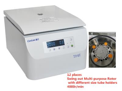 240ml Ventilated Clinical Benchtop Centrifuge Syringe Swing Out Rotor