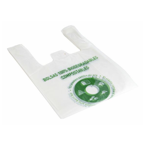 Degradable Heavy Duty Garbage Bag / Various Sizes Pla T - Shirt Shopping Bags