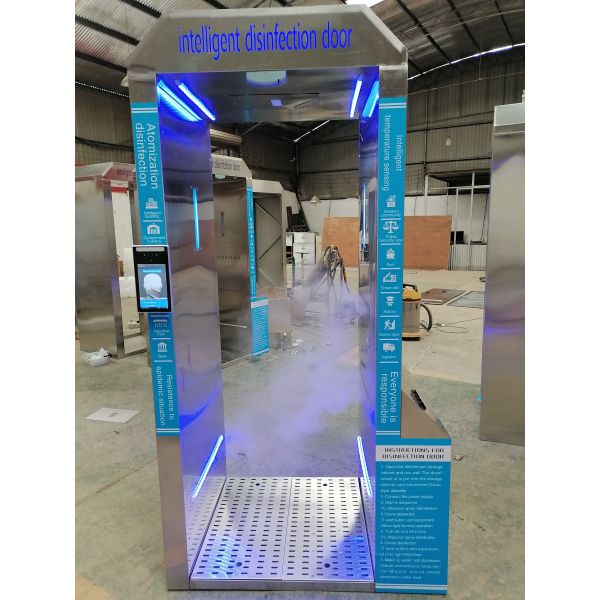 Public Medical Intelligent Disinfection Channel Spray Tunnels With Thermometer