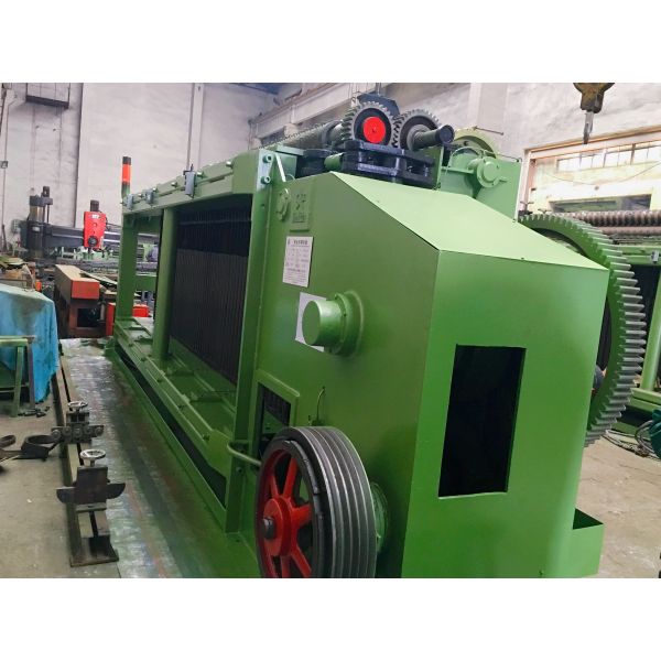 4.0mm195m/H galvanizó la máquina de Gabion con el sistema lubricante automático