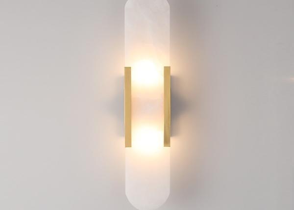 High quality european style modern indoor wall lamp for living room marble copper lamp