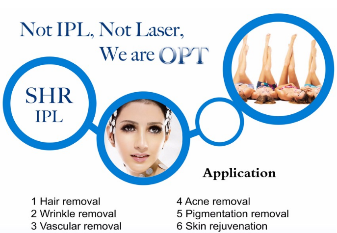 Skin Rejuvenation IPL Laser Machine 10 - 130 J/CM² Adjustable Energy Density