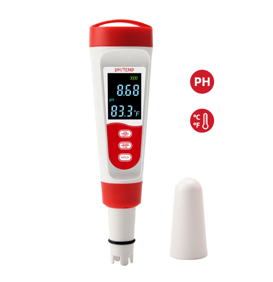 High Accuracy 0.1 pH Sensor Meter with LCD Display and Customizable OEM ODM Support for Laboratory Use
