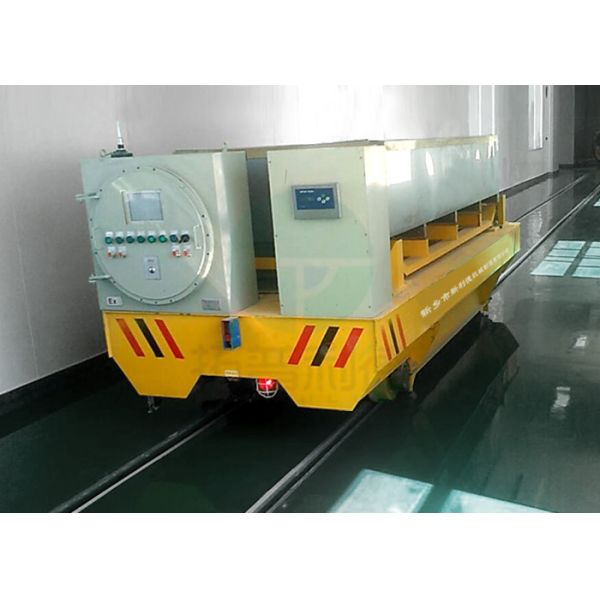 Metal industrial electric rail turntable handling wagon for steel plate or matel coils