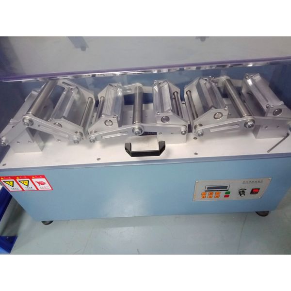 Máquina de prueba entera de doblez de la resistencia de los zapatos de cuero del EN ISO 20344 del 90° que dobla única