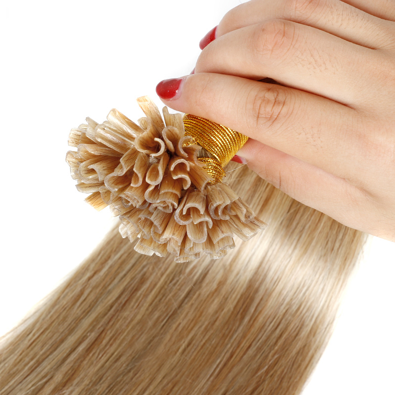 Жизнерадостные Пре скрепленные курчавые расширения человеческих волос можно выправить 8 до 40 дюймов