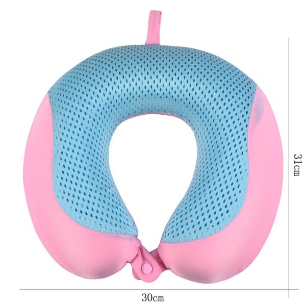 Doctor Recommended Neck Support Pillow Memory Foam Travel Pillow for Camping 0.5-1 Kg