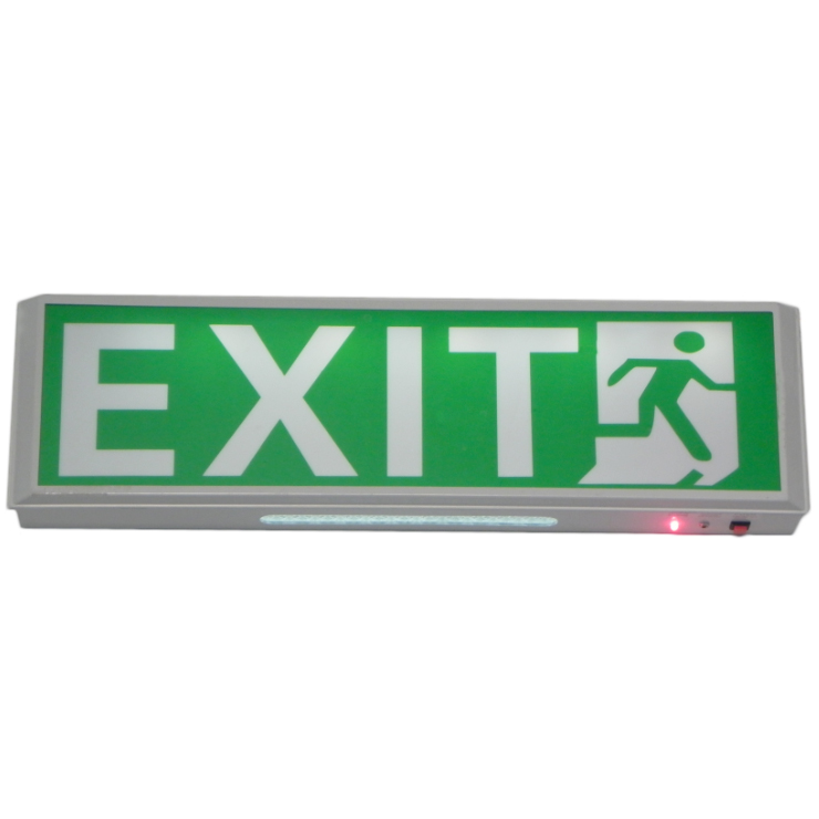 Battery Operated 10 Pcs DIP LED Exit Sign IP20 Wall Mounted Ni-Cd Battery SL010AM