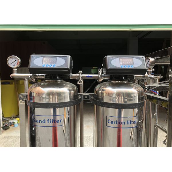 High Power RO Water Purifier Machine , Pure Drinking Water Treatment System 500 LPH