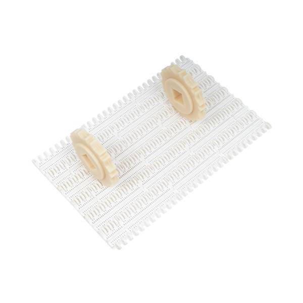                  Nub Top Anti-Skid Roller Driven Plastic Modular Belt for off-The-Road Tyre Conveying             