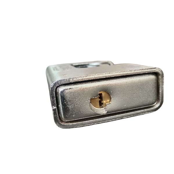 Rarlux High Security Solid Stainless Steel Necklace Padlock Anti-theft Rectangular Padlock 85/95/105mm