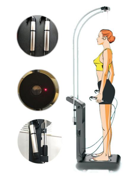 Multifrequency 60hz 180μA Body Composition Analyzer Fat Percentage