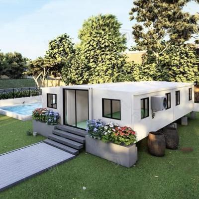 Maison modulaire temporaire modifié de luxe Villa de 20 pieds Container extensible Maison préfabriquée