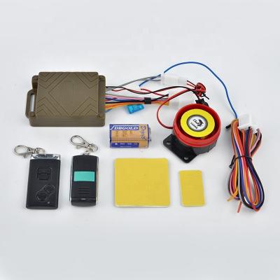 CE ROHS Anti Theft Motorcycle Alarm System With 2 Controllers