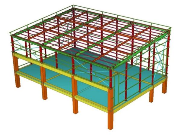 Customised Steel Framed Agricultural Buildings Cow Shed Earthquake Proof