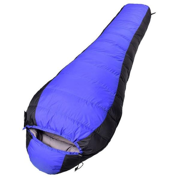 Mummy Sleeping Bag, 0°F Sleeping Bag for Big & Tall Adults, No-Snag Zipper Adjustable Hood for Warmth Ventilati