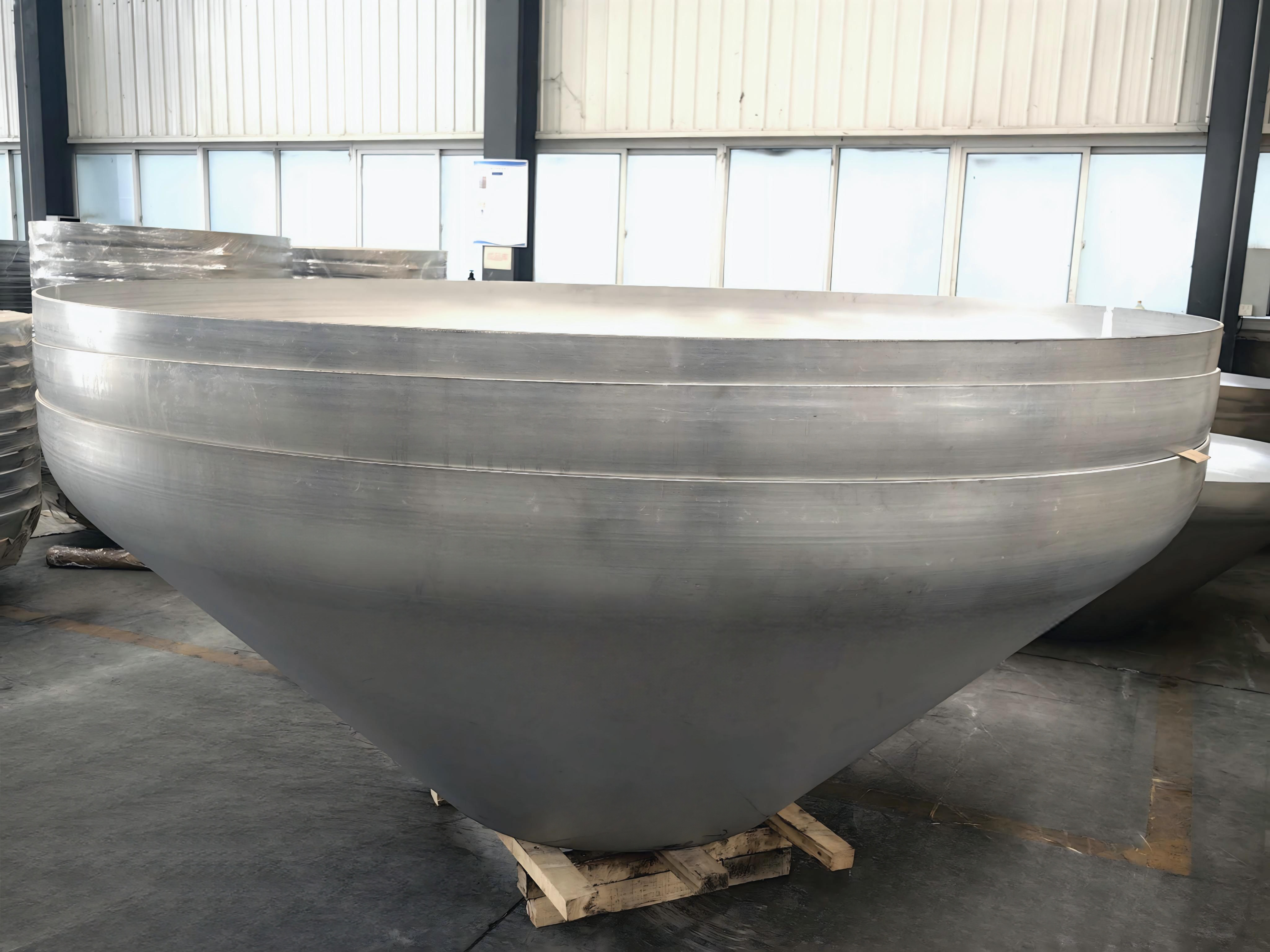 316L ASME Approved Stainless Steel Mirror Polished Conical Head from China
