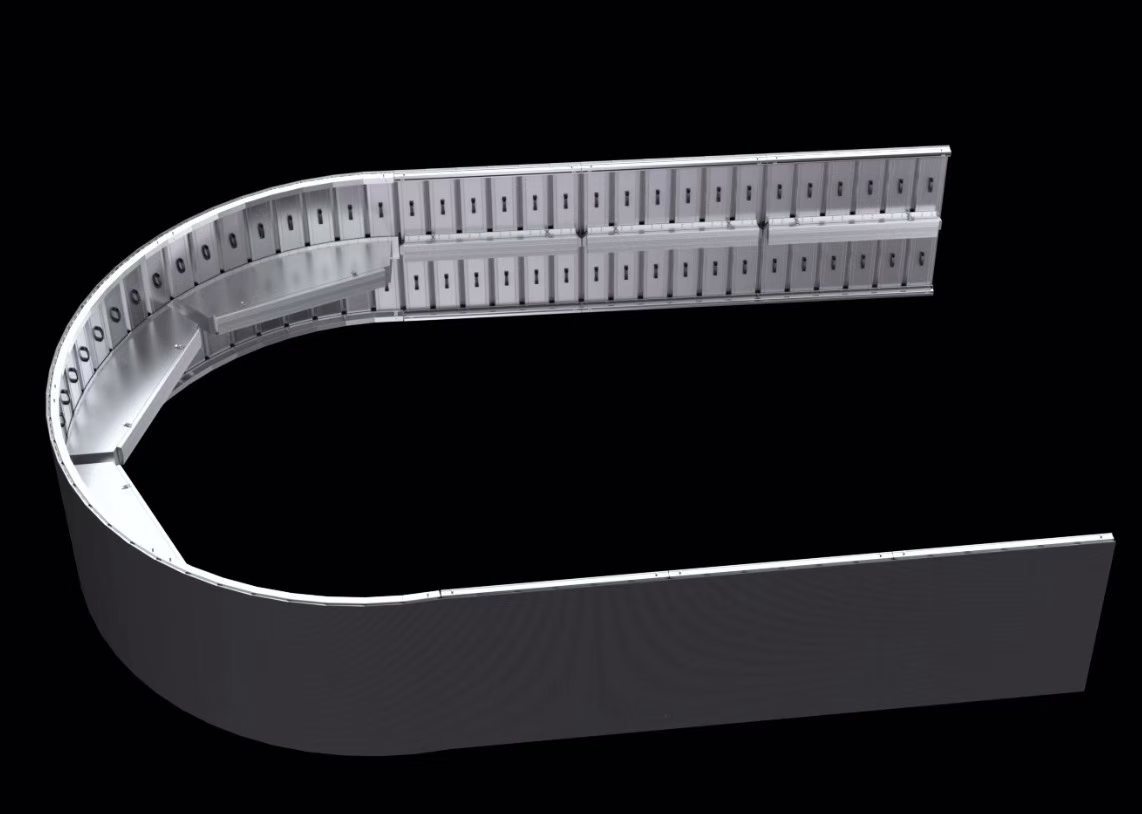 Customized Flexible Outdoor LED Display Solution For Shopping Mall