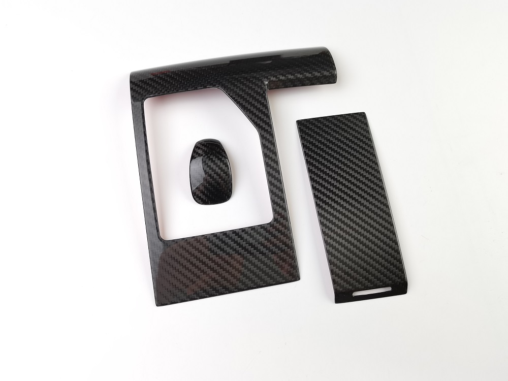 Carbon Fiber Dashboard Panel Gear Shift Frame Cup Storage Board for Toyota Alphard Crown Vellfire 30 MPV Interior Accessories