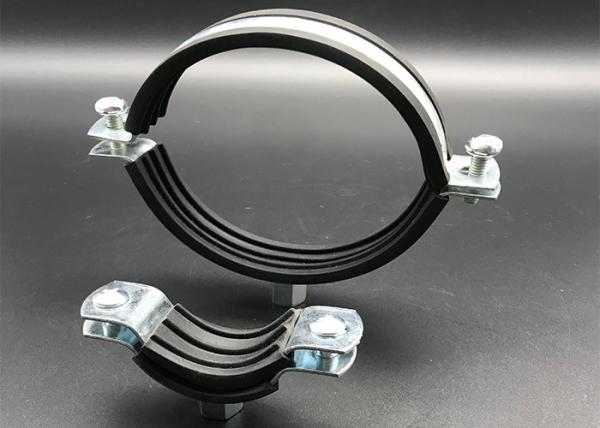 Construction Material epdm Rubber Lined Pipe Clamps