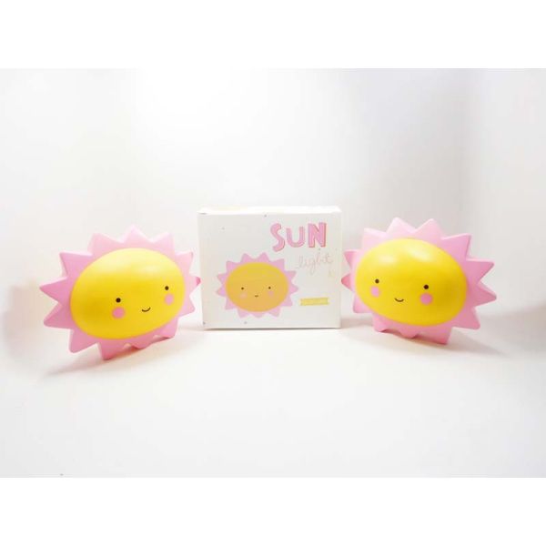 Ornament PVC LED Flashing Sun Shape Night Light toy Chirstmas Promotion Gifts