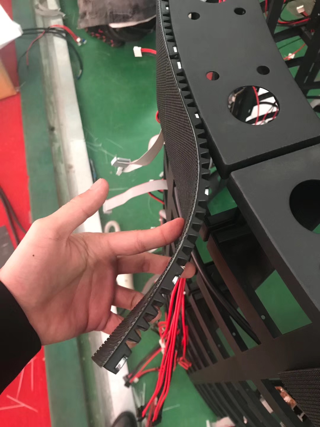 Крытый дисплей приведенный MSD300 Novastar SMD2121 P3 гибкий мягкий