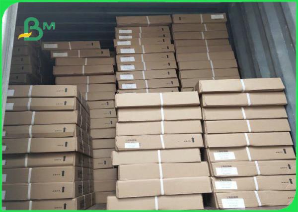 papel bond Rolls do Inkjet branco de 20LB 75GSM com núcleos de 2 polegadas para impressoras de HP