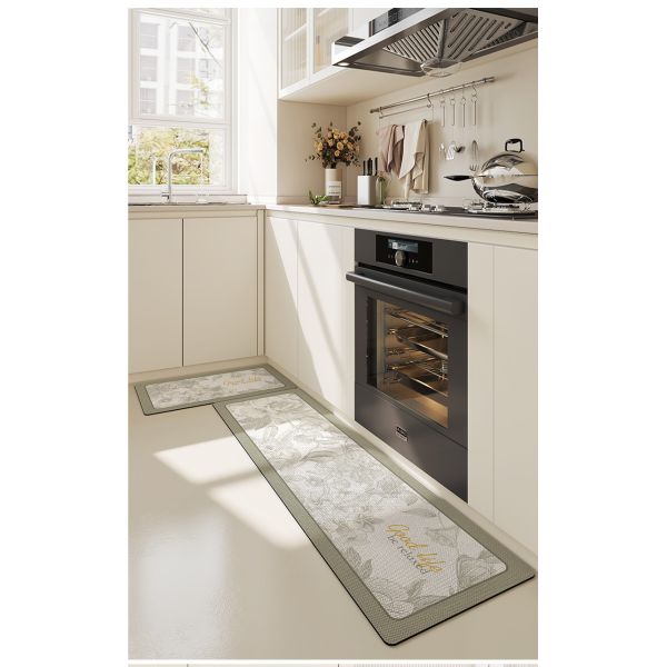 Non Slip Kitchen Mats for Floor Waterproof Stains and Grease Medium Thickness 0.4 0.6in