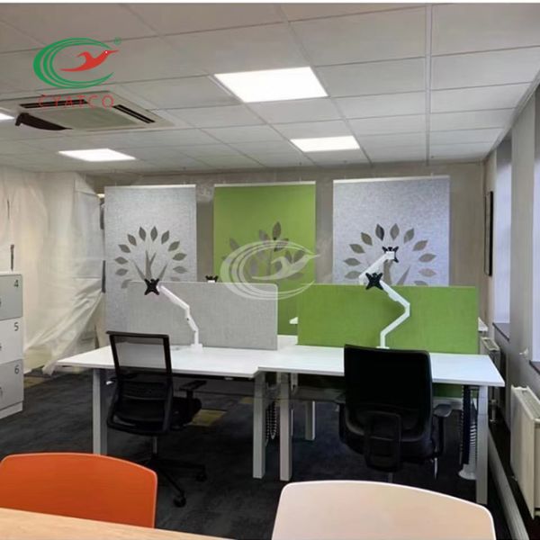 Flameproof PET Felt Acoustic Panels Room Divider Harmless Multipurpose