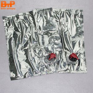 Industrial Water BIB Aluminum Packaging Bags in Box 3L 5L 10L 20L Eco-friendly