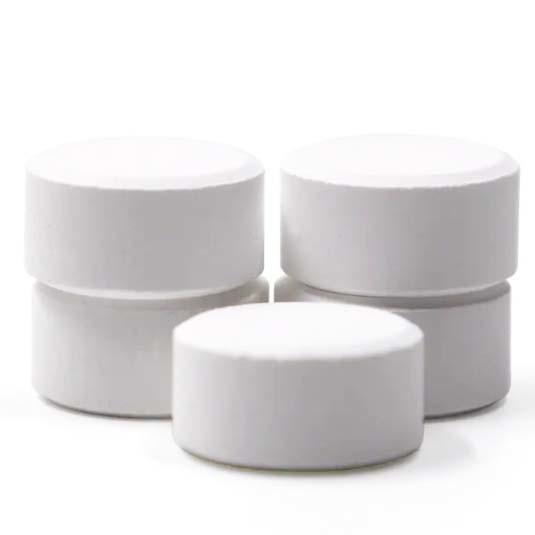 White Solid Washing Machine Cleaning Tablets 20g Strong Decontamination