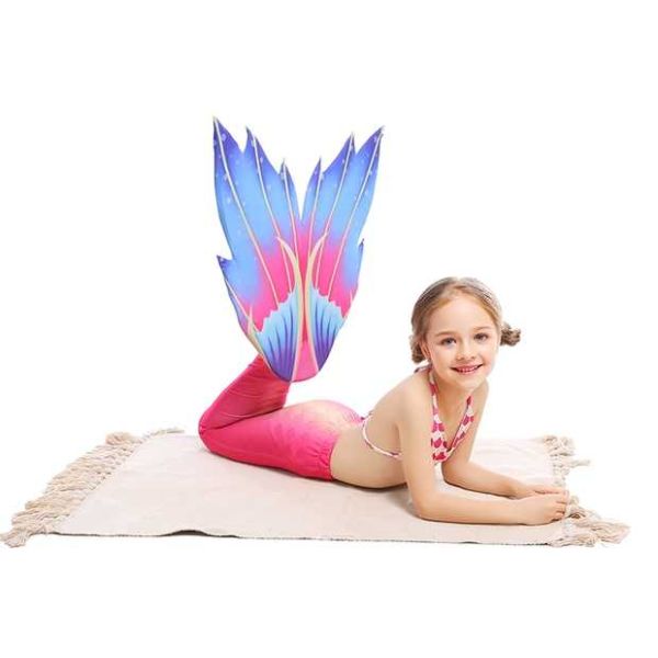 Breathable Ladies Mermaid Tail Graceful Flower Shaped Fin High Elasticity Fabric Mermaid Tail Beach dress