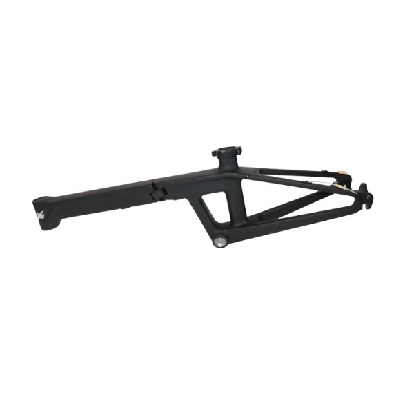 Sleek 20 Inch Carbon Bike Frame With Gloss Surface Processing Mode And BB92mm Pressfit